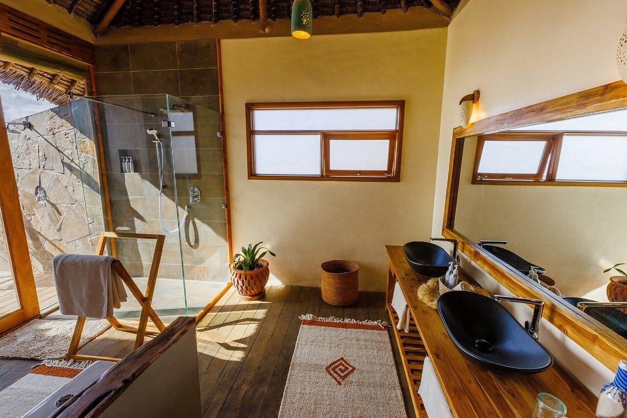 soroi lions bluff lodge łazienka 1