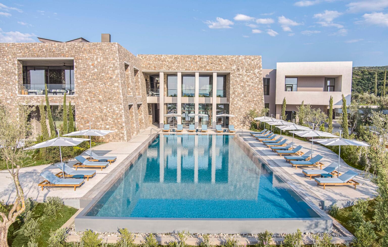 w costa navarino fit gym lap pool