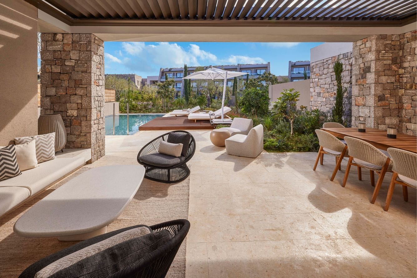 w costa navarino infinity villa exterior