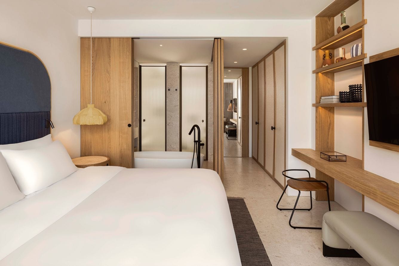 w costa navarino master bedroom