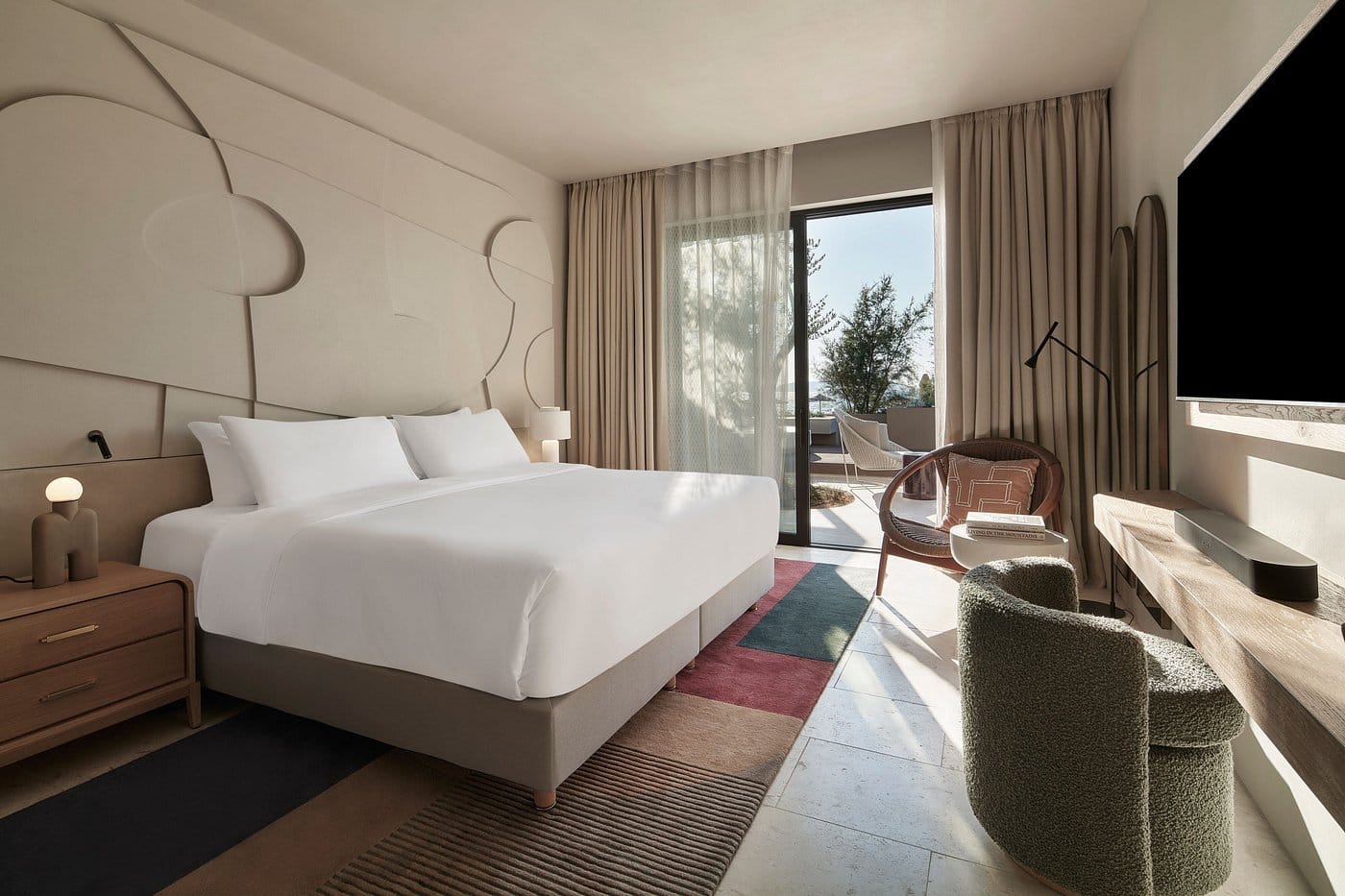 w costa navarino ewow villa sypialnia