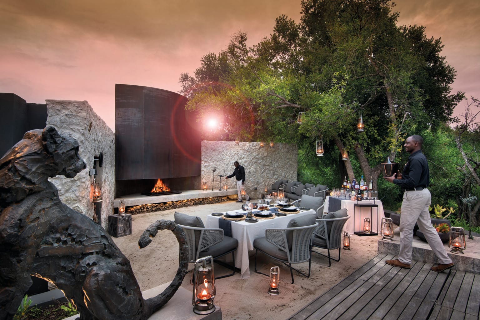 cheetah plains boma setup