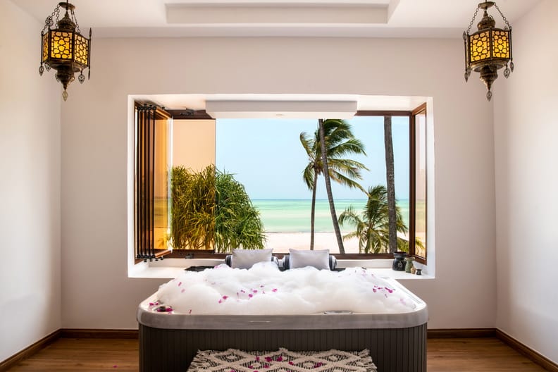 lux marijani zanzibar wanna z widokiem na ocean