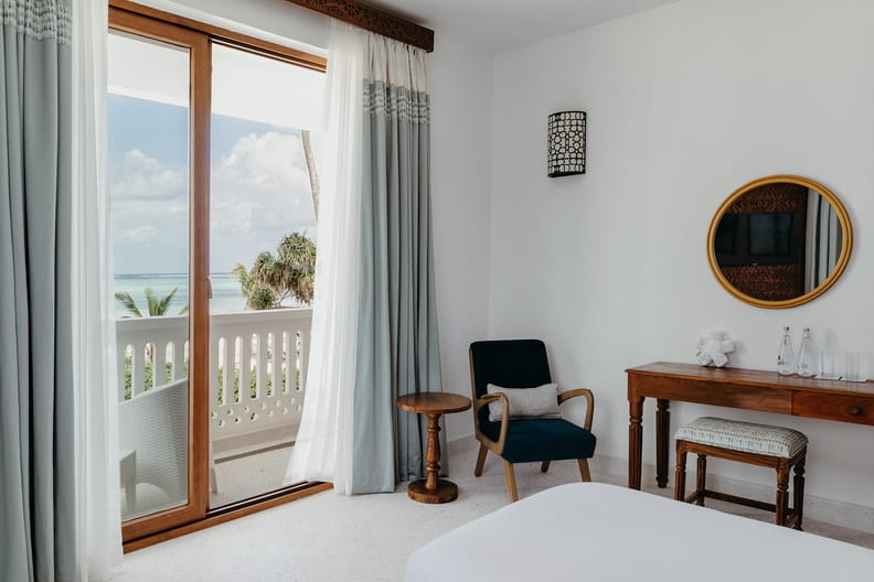 lux marijani zanzibar widok z pokoju