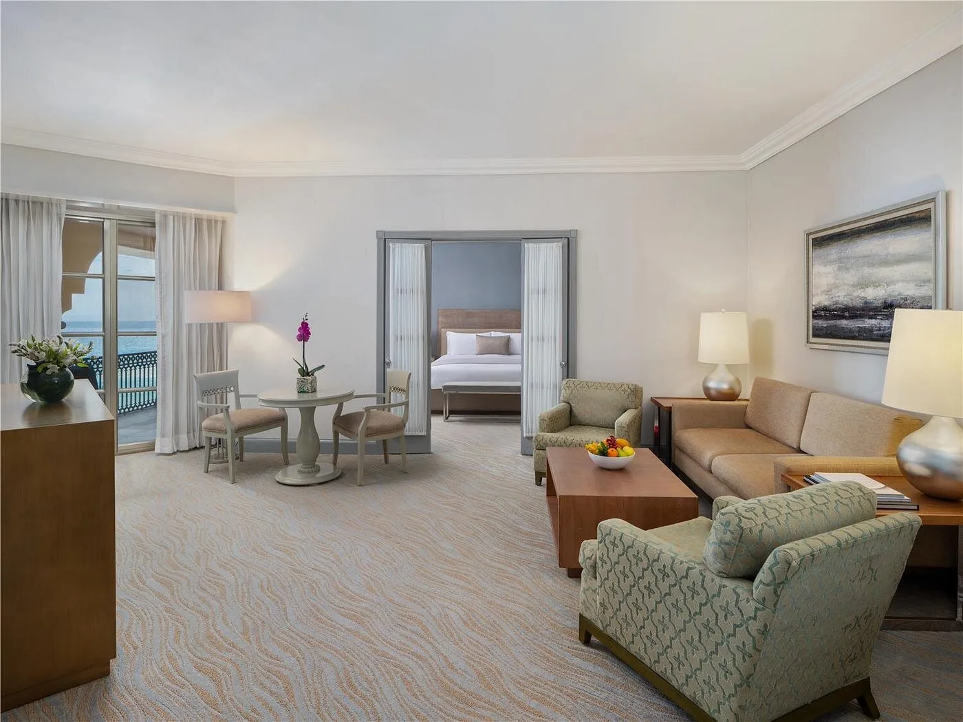 kempinski hotel cancun suite гостиная зона