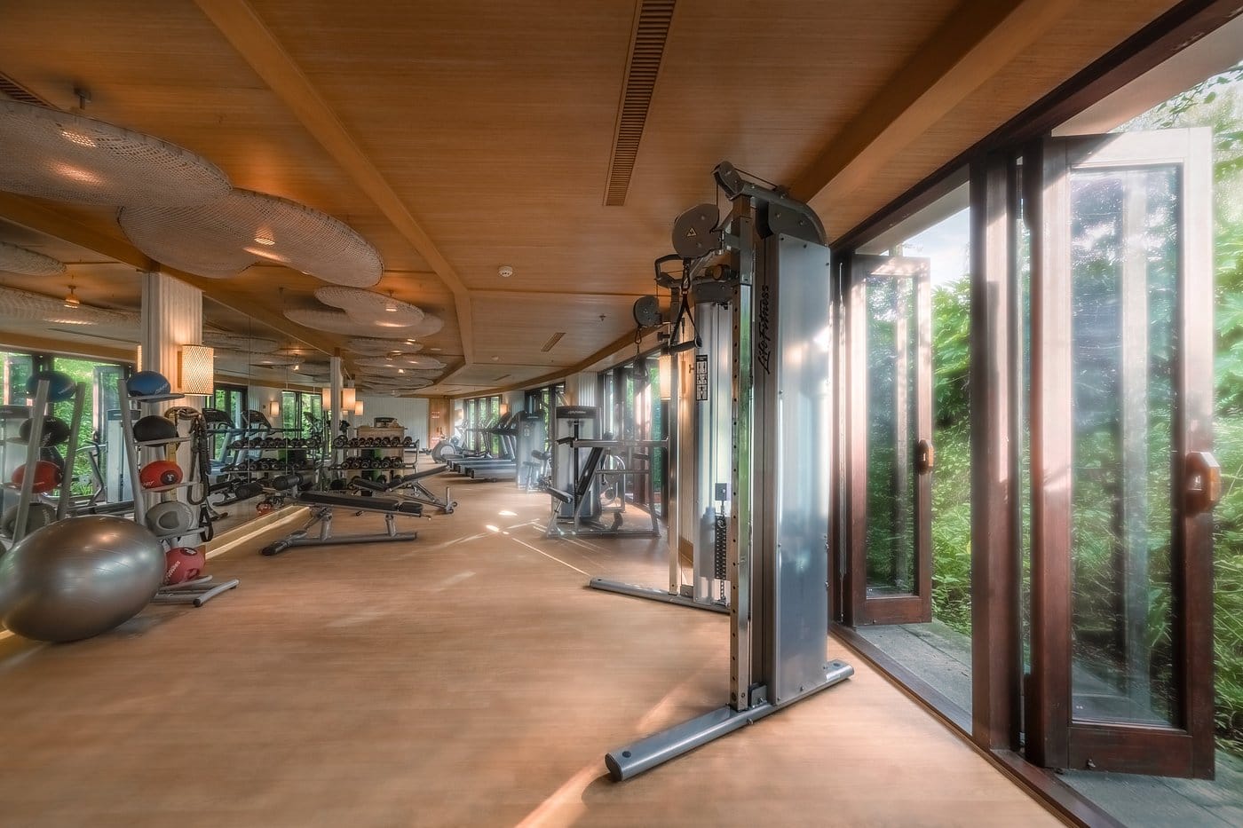 six senses qing cheng mountain siłownia