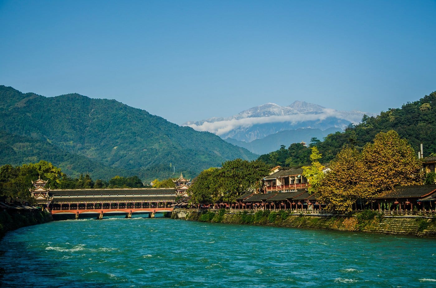 six senses qing cheng mountain widoki