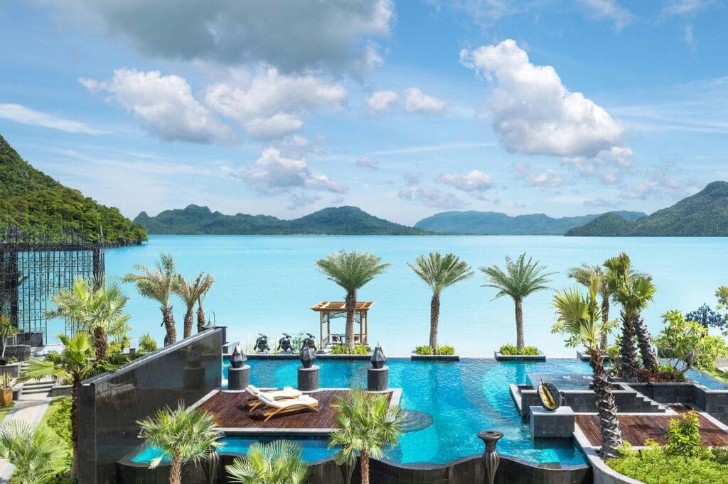 the st. regis langkawi outdoor swimming pool