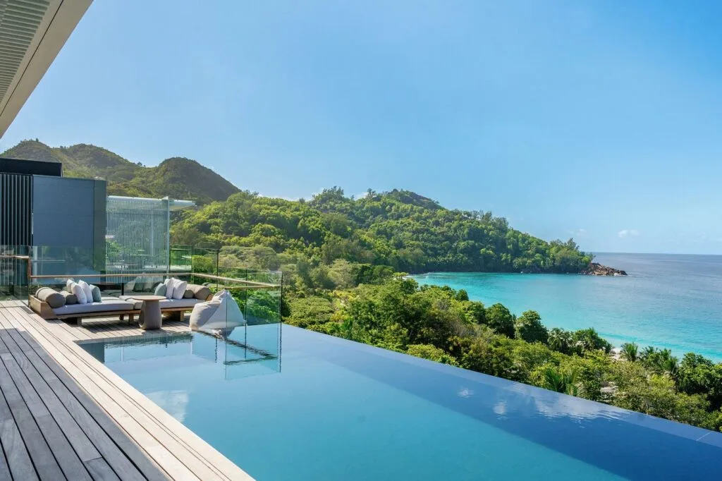 cheval blanc seychelles panorama hill villa pool with view