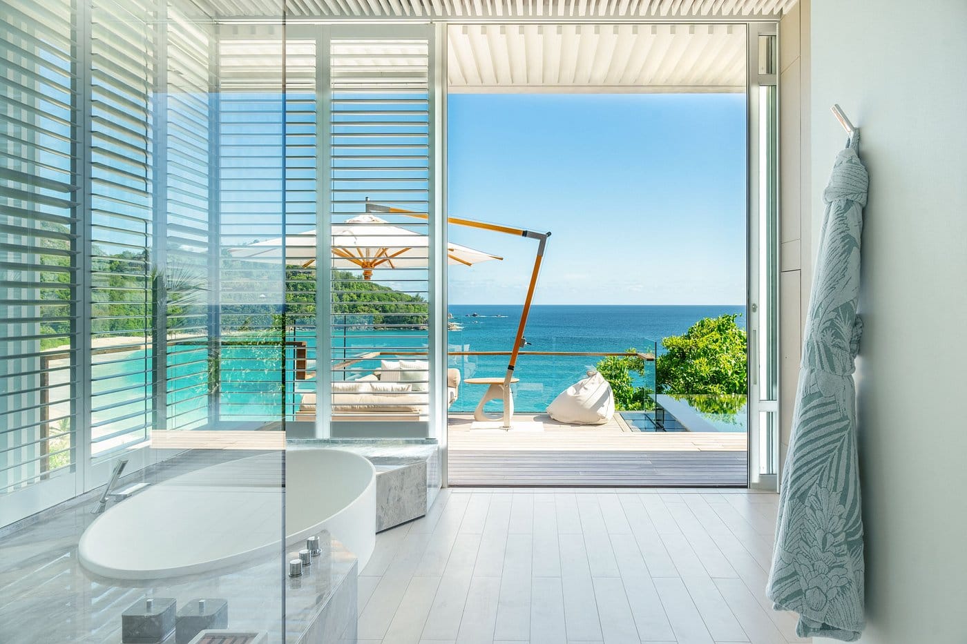 cheval blanc seychelles panorama hill villa łazienka