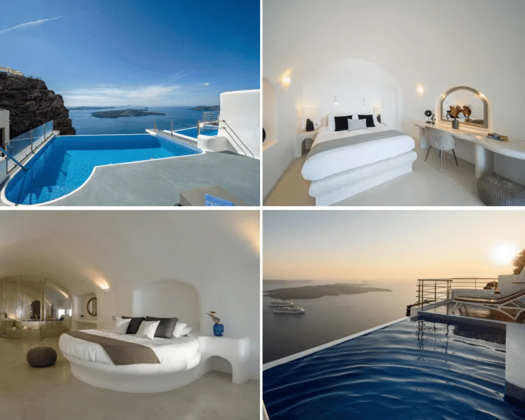 hotel santorini pegasus vacation pools bedroom