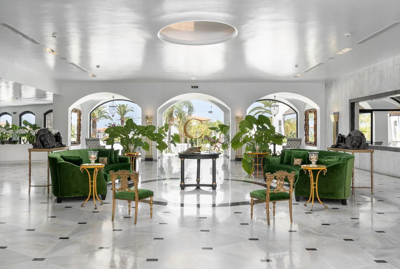 caramel a grecotel resort lobby