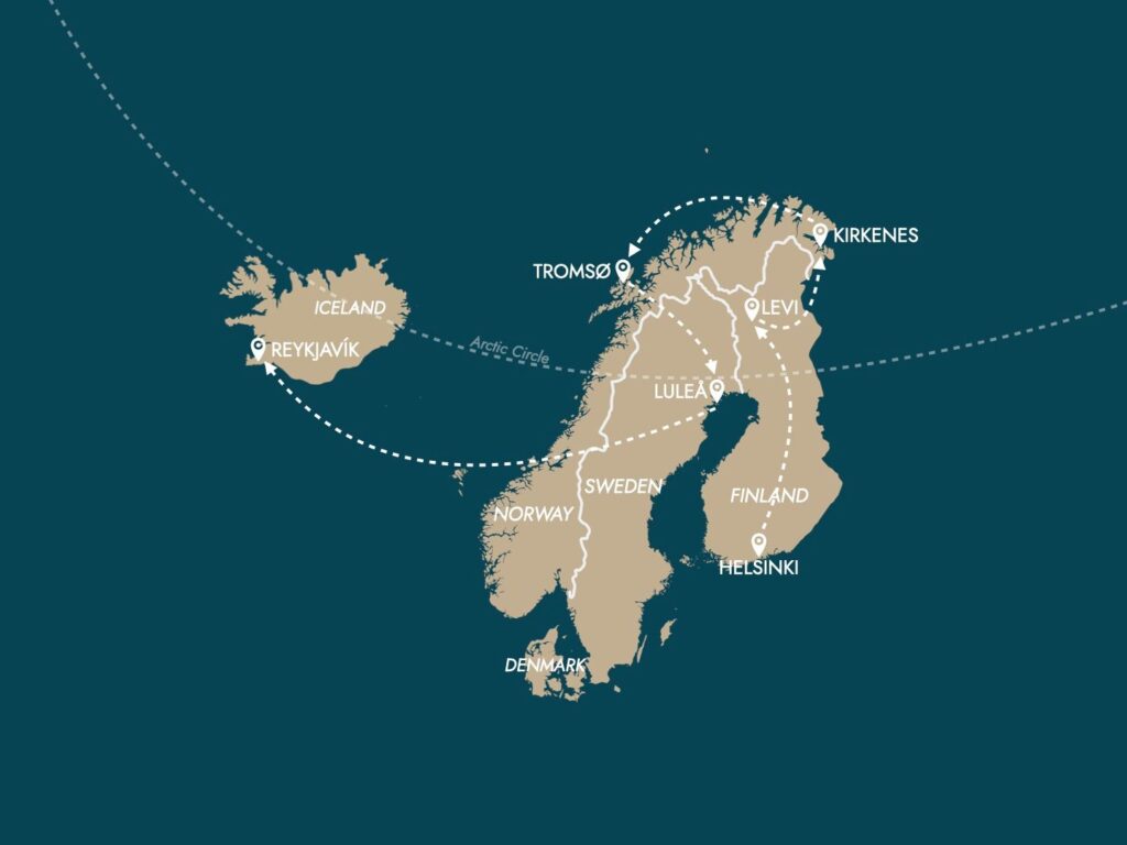 kraje nordyckie mapa blog carter