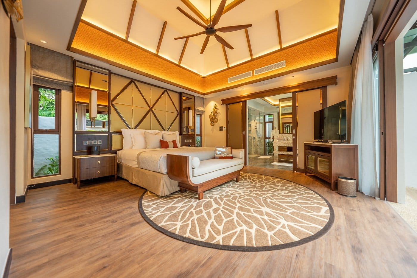 the banjaran hotsprings retreat grand garden villa bedroom