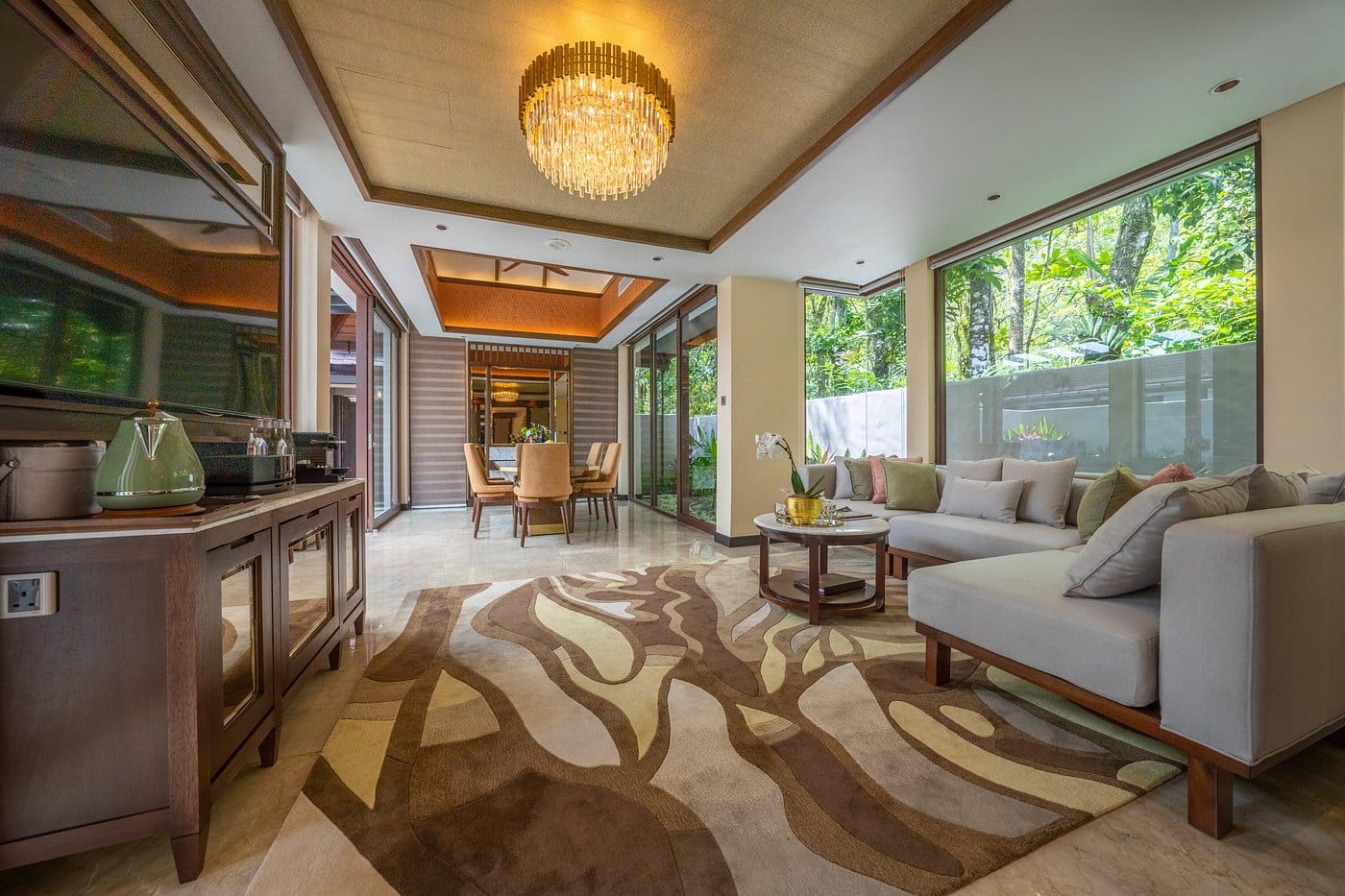 the banjaran hotsprings retreat grand garden villa living