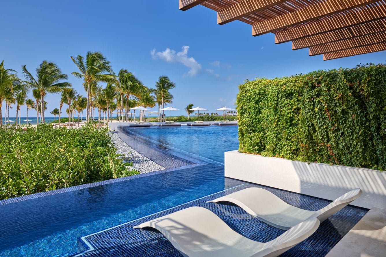 the st. regis kanai resort riviera maya beach club cabana