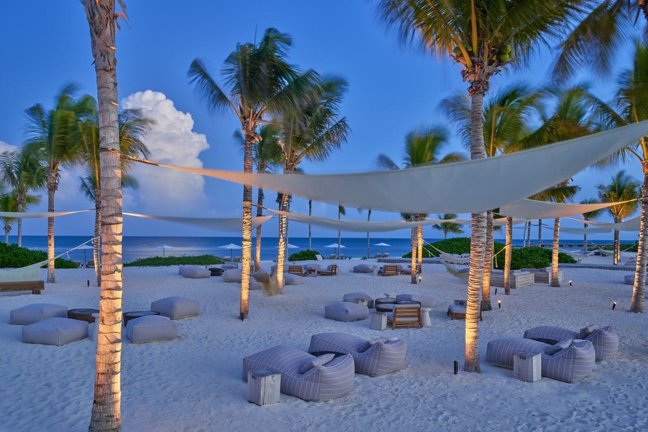 the st. regis kanai resort riviera maya beach lounge