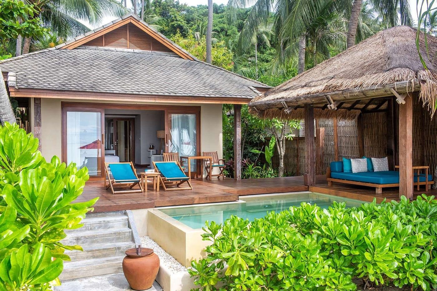 anantara rasananda koh phangan ocean pool villa deck