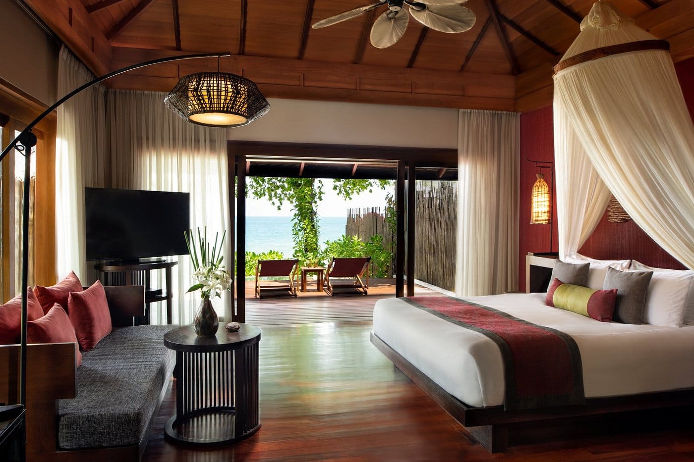 anantara rasananda koh phangan sypialnia