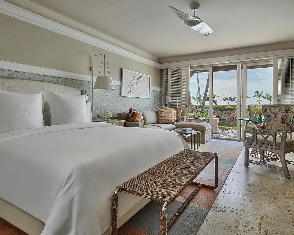 four seasons resort nevis duża sypialnia