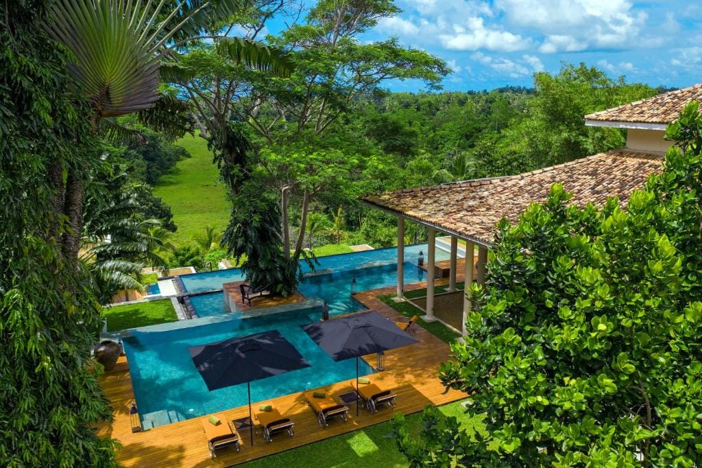 haritha villas & spa prywatny basen