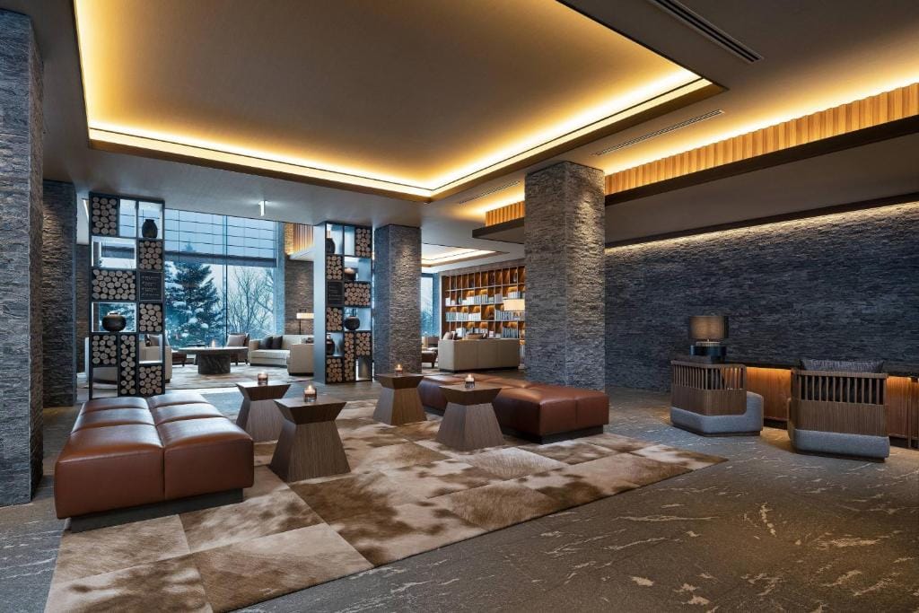higashiyama niseko village a ritz carlton reserve lobby 1