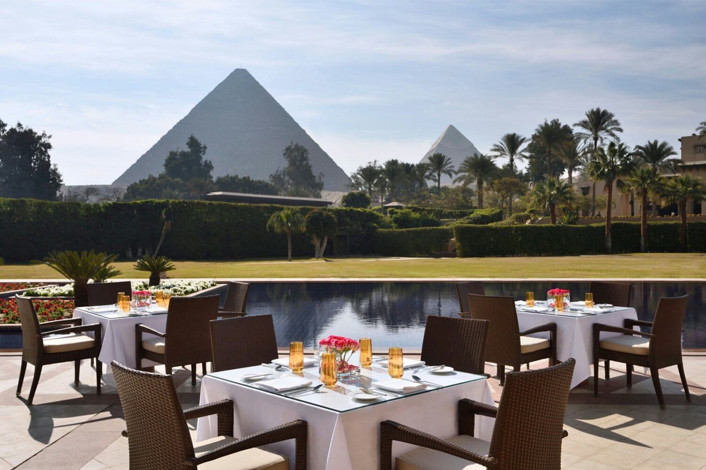 marriott mena house cairo pyramid view