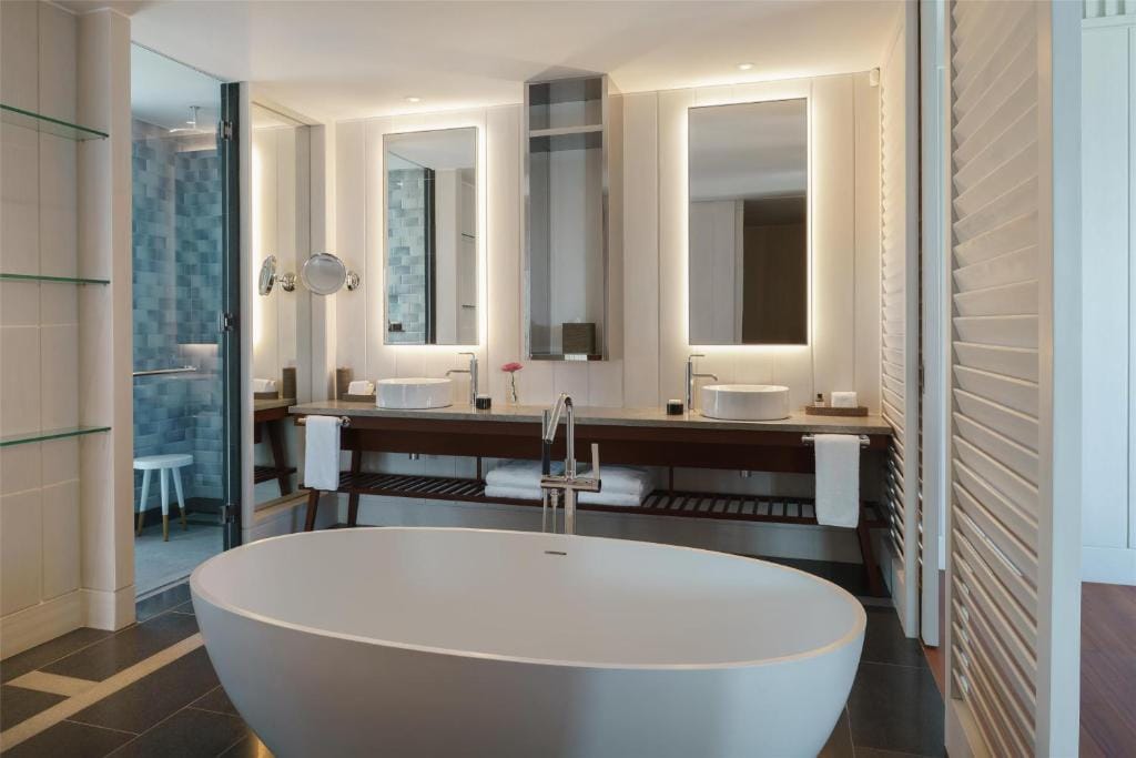 park hyatt st kitts łazienka z wanną
