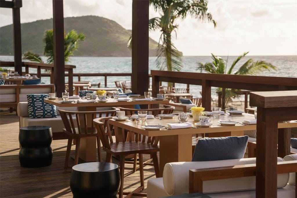 park hyatt st kitts restauracja na zewnątrz