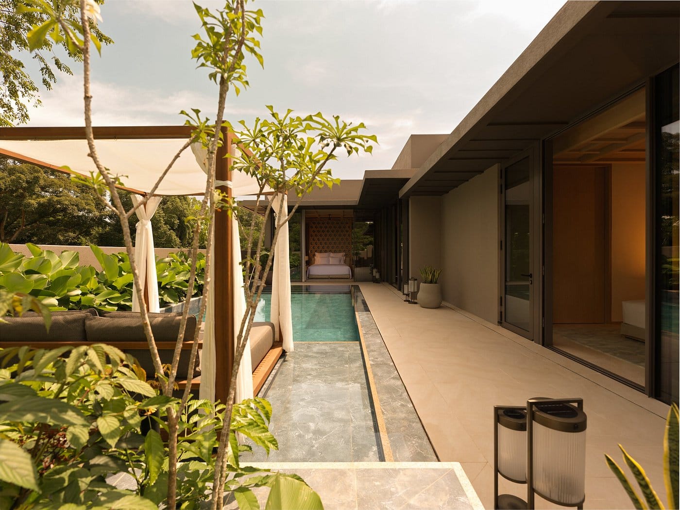 raffles sentosa singapore two bedroom pool villa