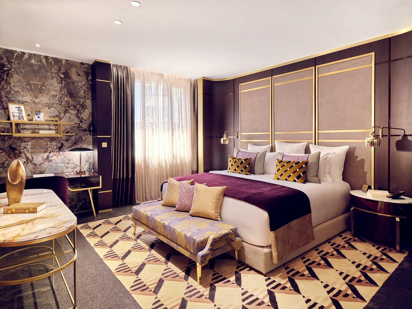 royal mansour casablanca hotel sypialnia