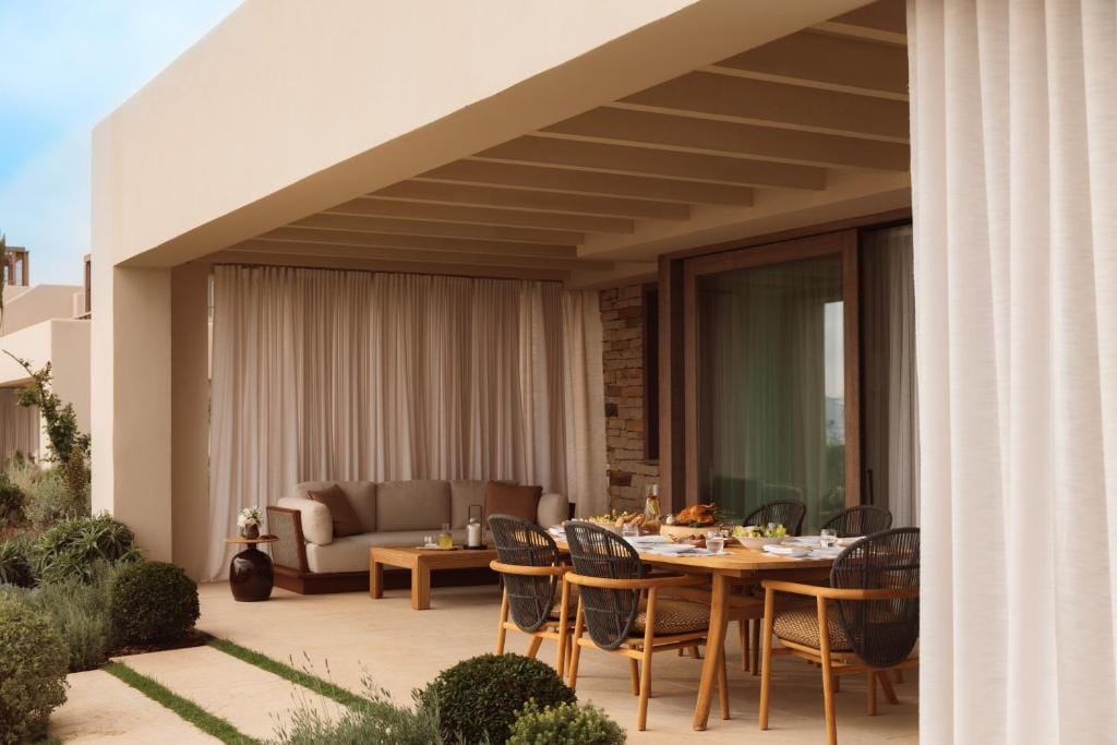 royal mansour tamouda bay część wypoczynkowa na dworze