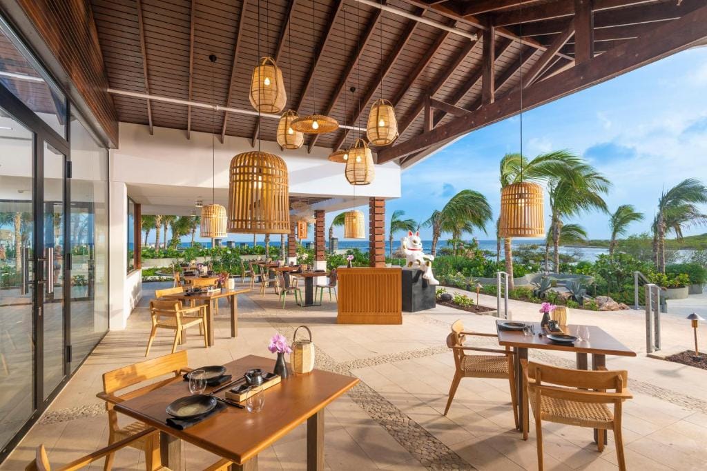 sandals royal curacao all inclusive couples only restauracja na zewnatrz