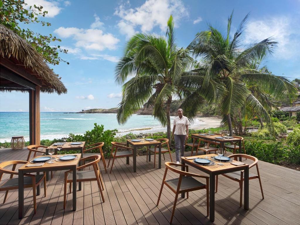 six senses la sagesse restauracja hotelowa