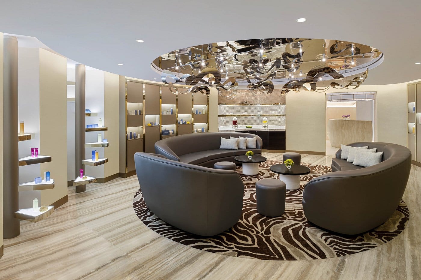 the st. regis cairo iridium spa reception