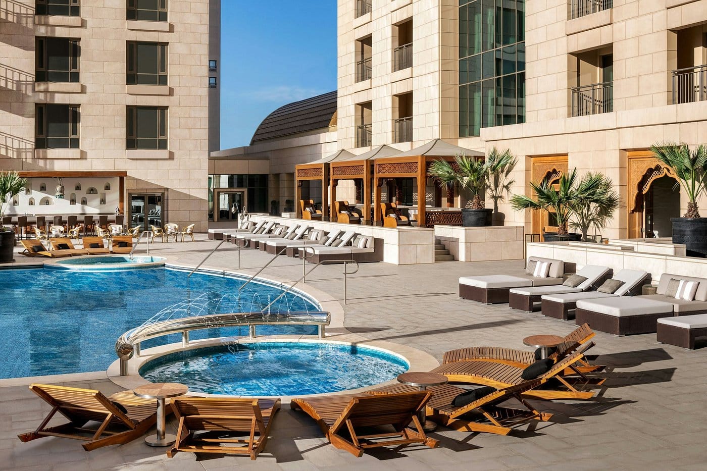 the st. regis cairo outdoor pool
