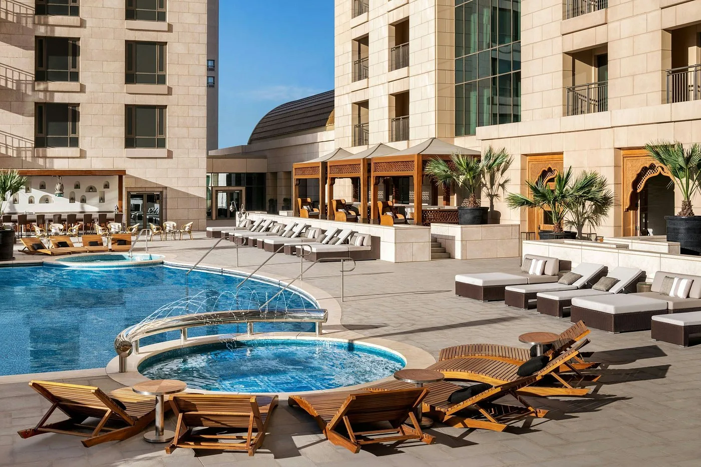 the st. regis cairo outdoor pool
