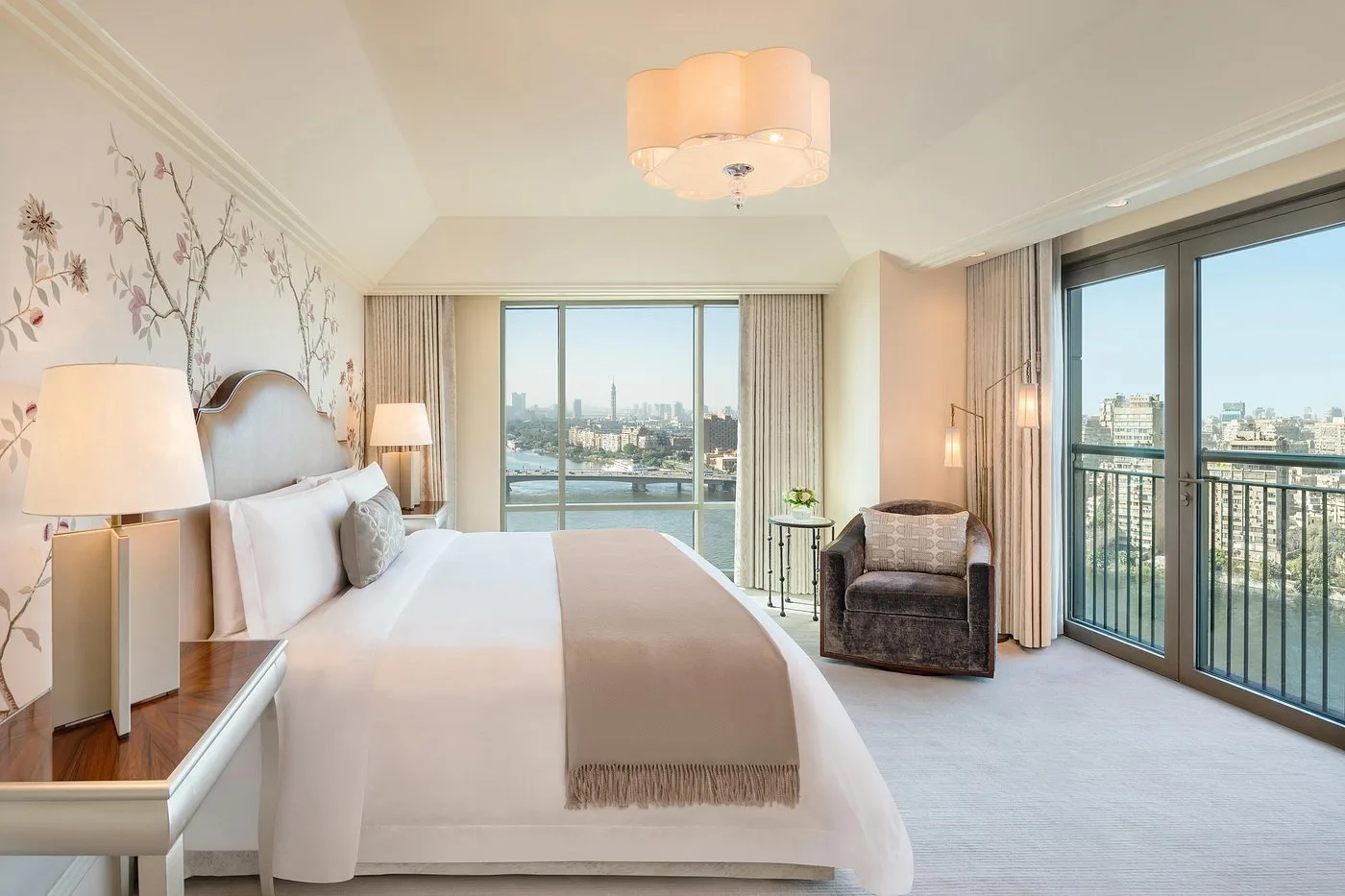 the st. regis cairo royal suite king bedroom
