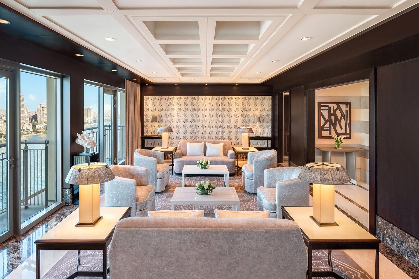 the st. regis cairo royal suite living room
