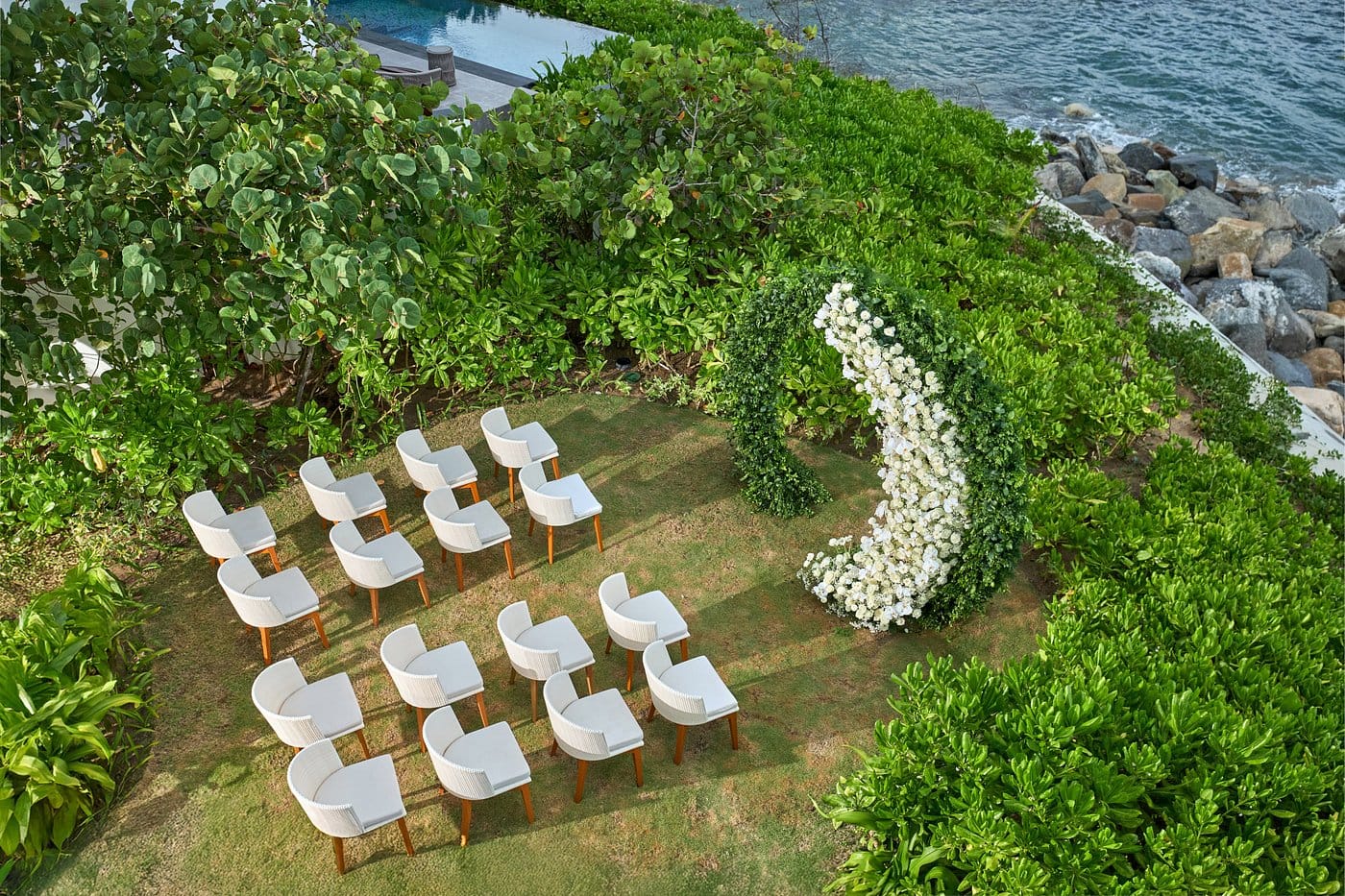 villa le corail ceremonia ślubu