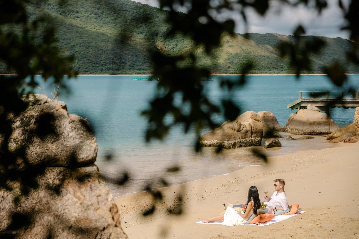 an lam retreats ninh beach picnic