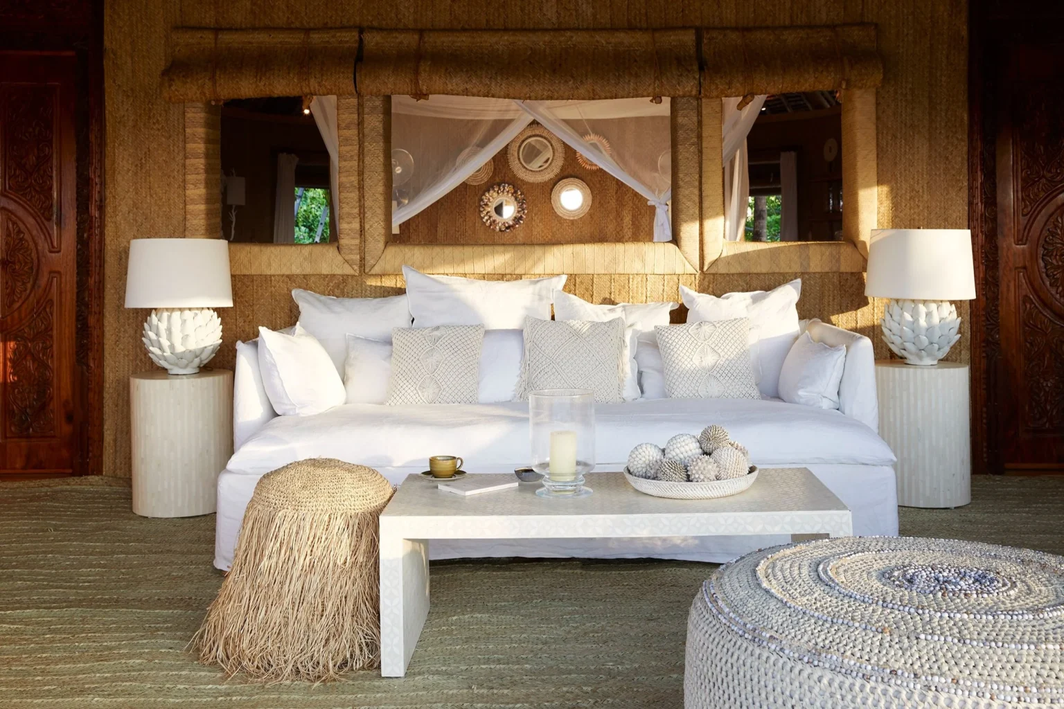 laba fanjove kanapa z widokiem na ocean