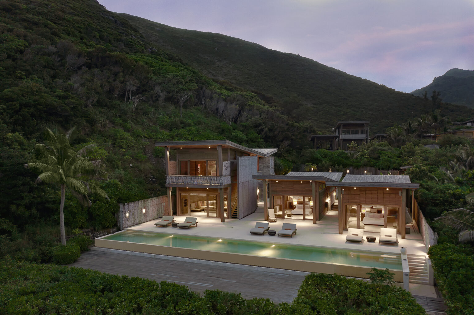 beachfront four bedroom pool villa