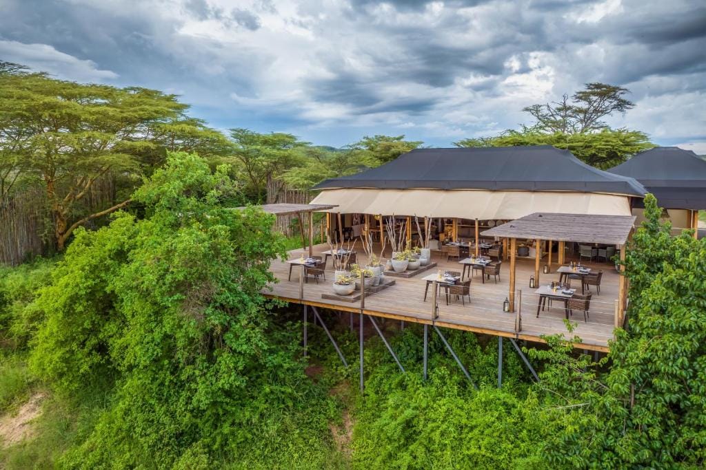 jw marriott masai mara lodge z zewnątrz