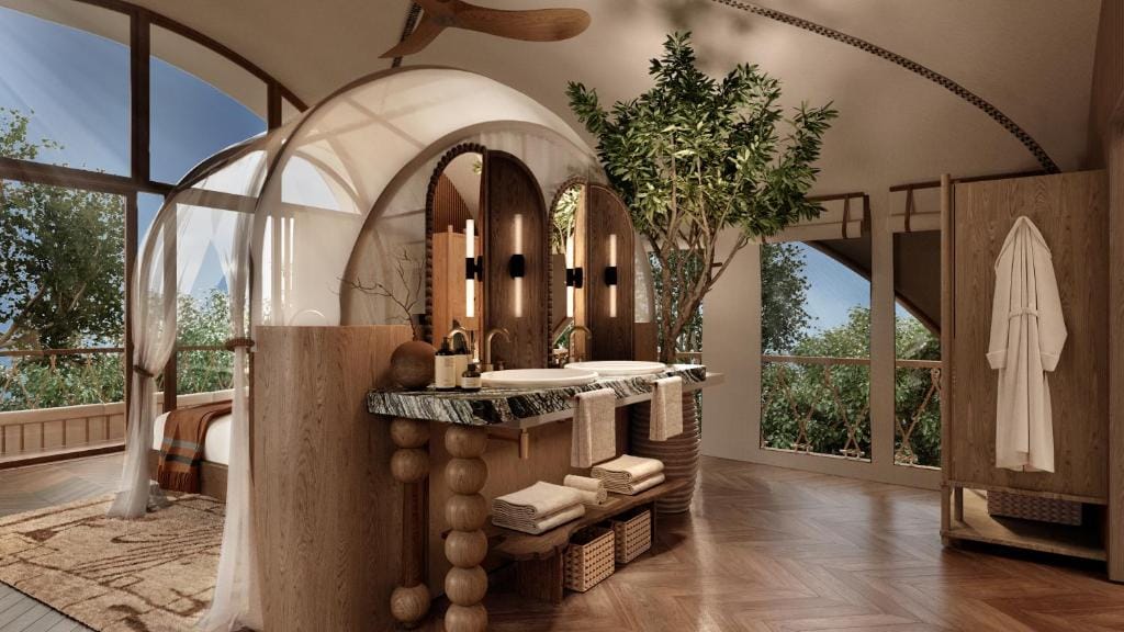 the ritz carlton masai mara safari camp łazienka z dzielonym pokojem