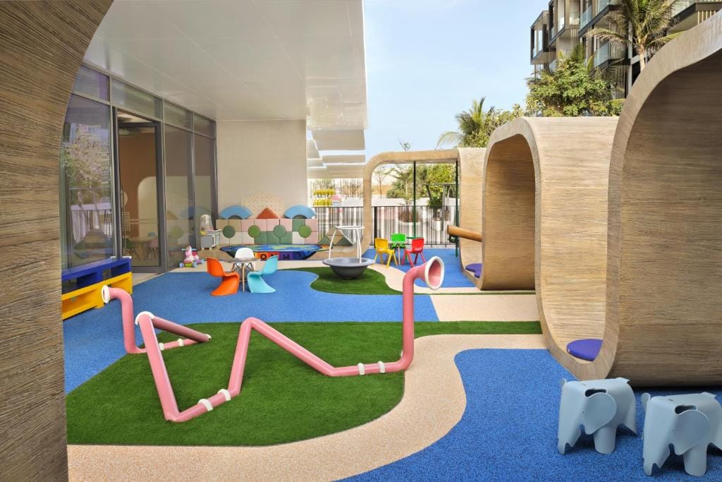 banyan tree dubai at bluewaters kids club na dworze