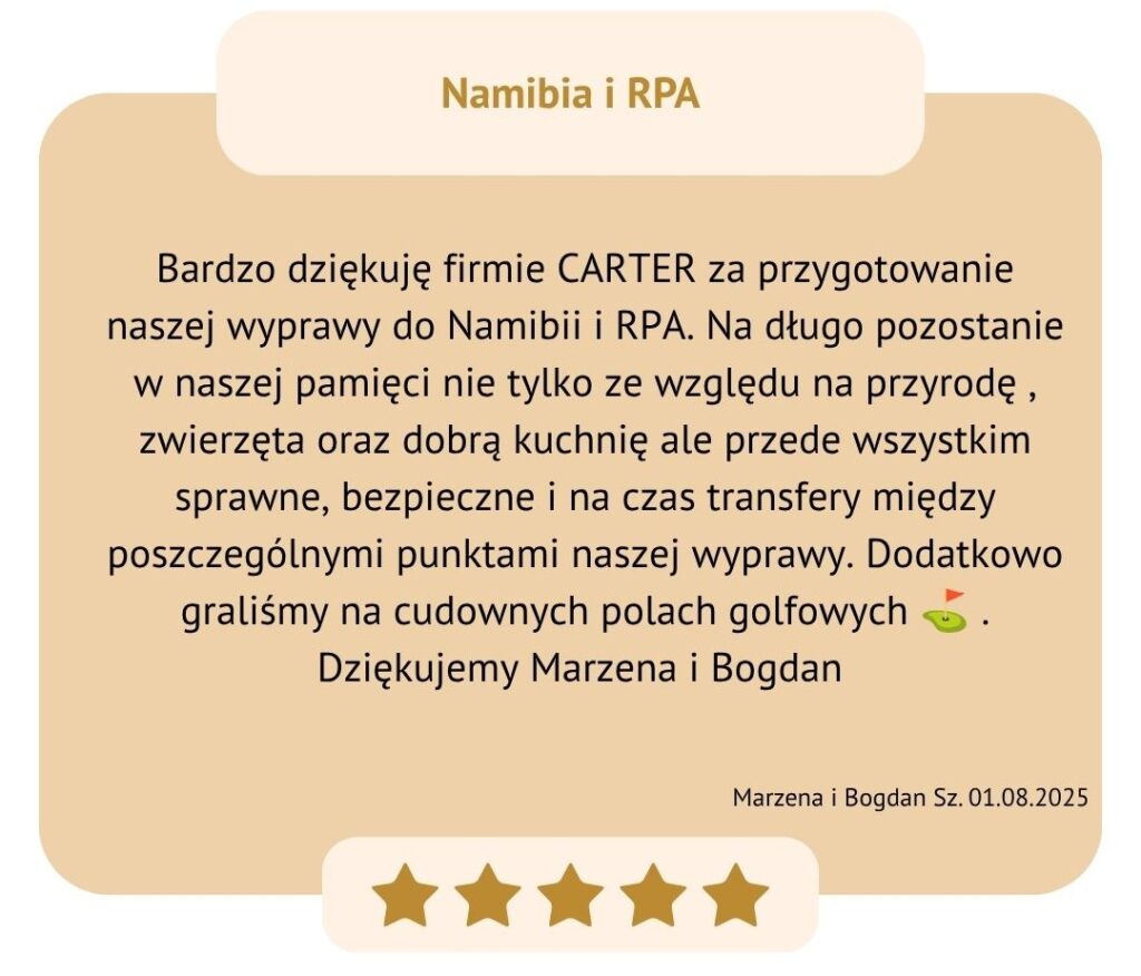 konkurs biura podrÓŻy carter® 7