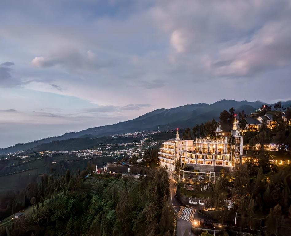 hotel plataran bromo widok z lotu ptaka