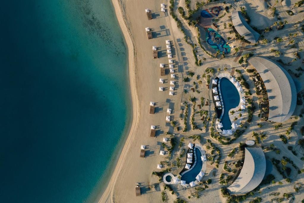 the st. regis red sea resort widok z lotu ptaka