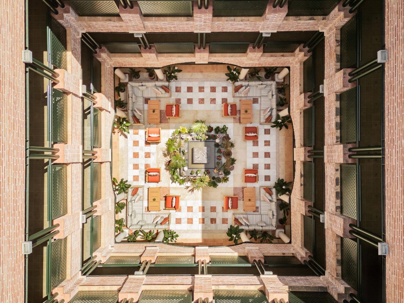 gran marbella resort courtyard